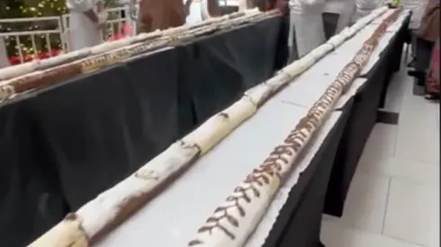 En Copiapó se inspiran y realizan un brazo de reina gigante