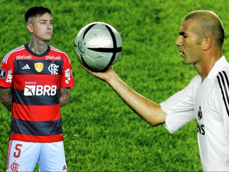 Hinchas del Flamengo bautizan a Pulgar como "el Zidane chileno"