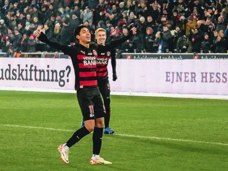 ¡Héroe! Midtjylland golea y es único puntero con Osorio figura