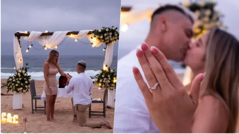 Campos pide matrimonio en una romántica velada en la playa