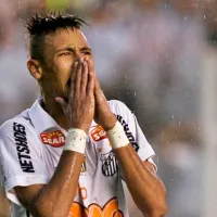 Neymar llora el descenso de su querido Santos en Brasil