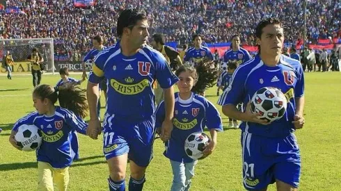 Marcelo Díaz compartió camarín con Marcelo Salas en Universidad de Chile.
