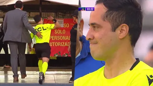 Alejandro Molina salió de la final de Copa Chile por una lesión.