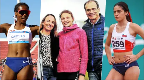 Ximena Restrepo, junto a Martina Weil y Gert Weil y a un costado las acusadoras, Berdine Castillo y Poulette Cardoch