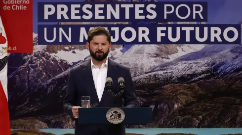 Gabriel Boric habló desde La Moneda tras el Plebiscito Constitucional 2023.