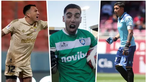 Los tres candidatos a la pelea del arco de Universidad de Chile.