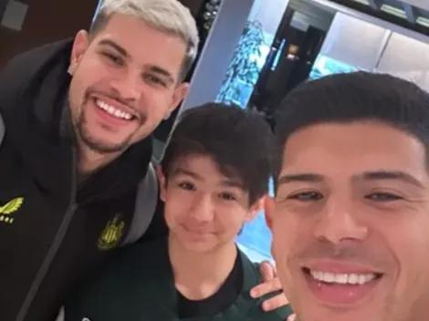 Crack de Brasil comparte con Pavez en su tour por Inglaterra