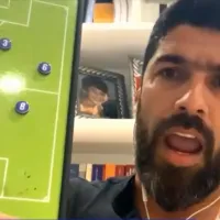 ¡Hasta con pizarra! Loco Abreu revela contactos con la U