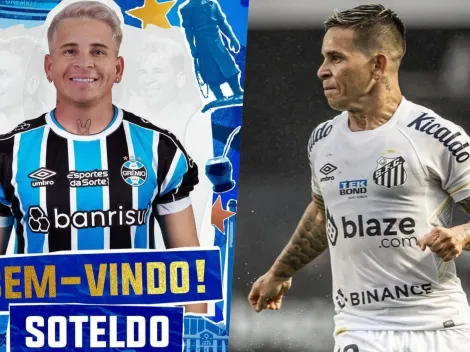 "Vagabundo": hinchas de Santos revientan a Soteldo tras irse a Gremio
