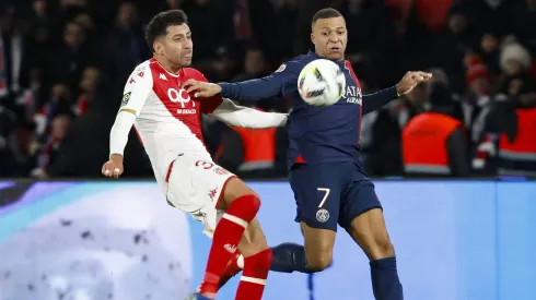 Guillermo Maripán fue l capitán en la derrota del Mónaco ante el PSG.