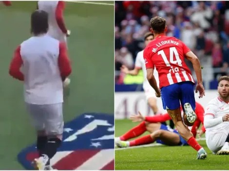 Sergio Ramos tuvo polémica visita al Atlético de Madrid