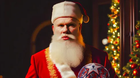 Erling Haaland sorprendió a sus seguidores con un brutal disfraz de Viejo Pascuero (Santa Claus o Papa Noel).