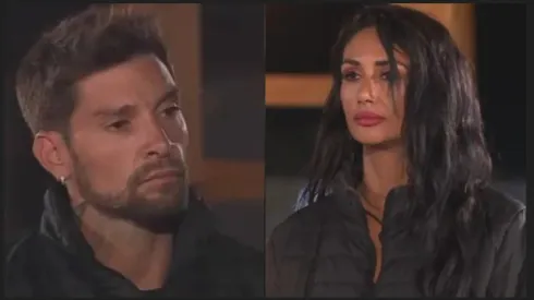 Pamela Díaz comparte divertido momento con Luis Mateucci.