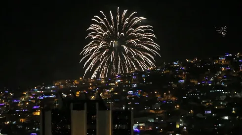 Fuegos artificiales en Valparaiso (2021)