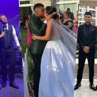 Paulo Díaz goza con Kanela, Guillermo Maripán y un jugador de la U en su matrimonio