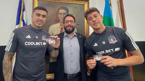 Darío Lezcano junto con Pablo Parra se hicieron socios del CSD Colo Colo.