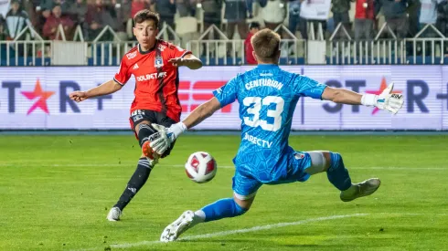 Leandro Hernández anotó un gol en el amistoso ante River Plate.