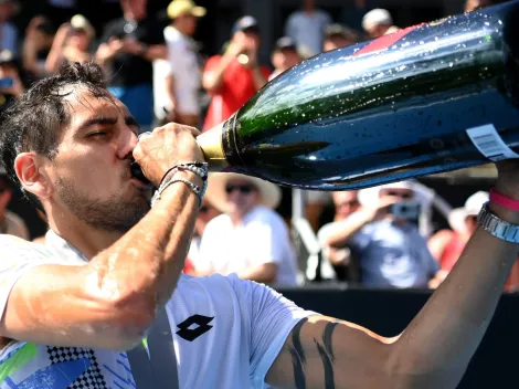 Tabilo festeja con locura su primer título ATP en Auckland