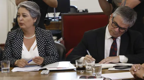 Santiago, 15 de enero de 2024<br />
La ministra del trabajo, Jeanette Jara, junto a su par de Hacienda , Mario Marcel; encabezan reunion por reforma. Alas pensiones.
Dragomir Yankovic/Aton Chile