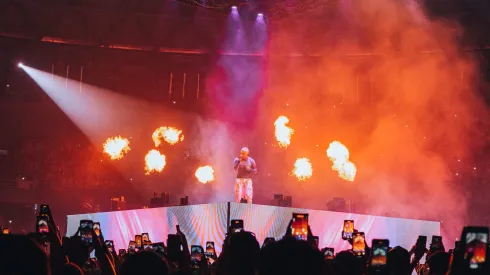 Young Cister en su Listening Party, Movistar Arena.