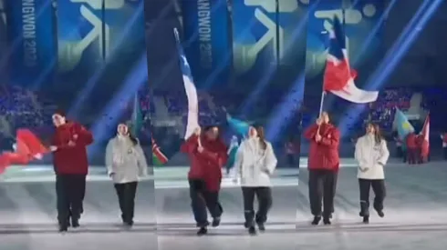 Gerónimo Castro y Aymara Viel representaron a Chile en la ceremonia inaugural de los Juegos Olímpicos de la Juventud de Invierno en 2024.
