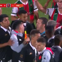 Gary Medel se roba el show con polémico empujón a árbitro en amistoso de Vasco da Gama