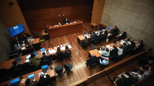 Santiago, 16 de enero de 2024<br />
Audiencia de formalizacion de la ex alcaldesa Cathy Barriga y ex funcionarios de la municipalidad de Maipu, imputados por fraude al fisco y falsificacion de instrumento publico.<br />
Javier Salvo/Aton Chile