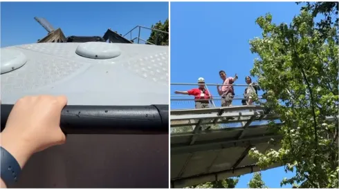 Video: Se quedaron atrapados en juego de Fantasilandia.