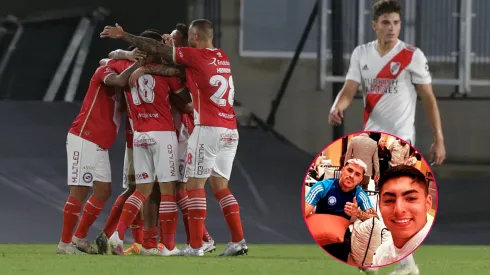 Jordhy Thompson mostró una foto con un compañero argentino que alguna vez le anotó un golazo a River Plate.