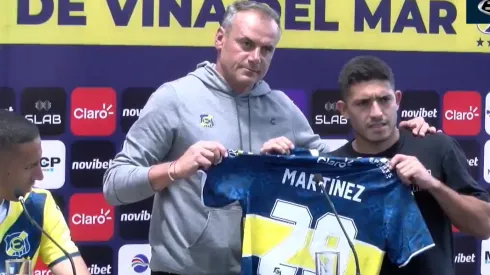 Braian Martínez fue presentado oficialmente en Everton de Viña del Mar.