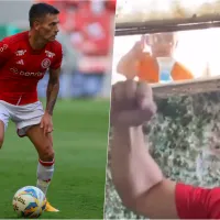 Charles Aránguiz se hace viral con insólito momento junto a hincha del Inter de Porto Alegre