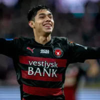 Darío Osorio sonríe por sus mejoras y habla de la relación con su gran socio en el Midtjylland