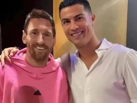 ¿Messi y Cristiano juntos? Imagen da la vuelta al mundo, pero...