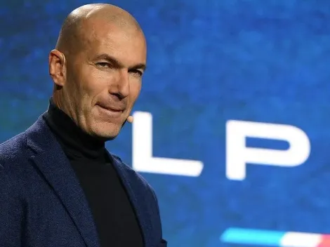 Zidane se luce en la presentación del Alpine para la F1 2024