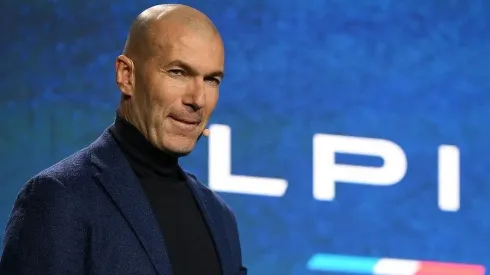 Zinedine Zidane apareció en la presentación de Alpine para competir la F1 2024. Es embajador del equipo desde 2023.
