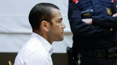 Dani Alves en el juicio en su contra