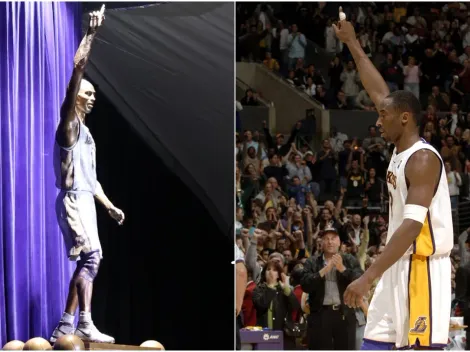 Inmortal: Lakers revela la estatua de Kobe Bryant