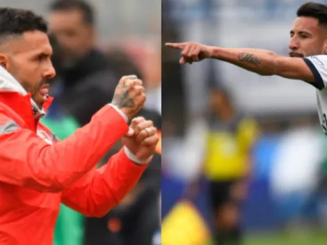 El picante cruce de Isla con un hincha le resbala a Tevez