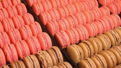 Receta francesa de macarons.
