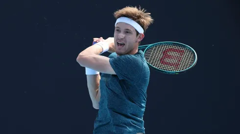 Nicolás Jarry disputa el ATP de Buenos Aires.