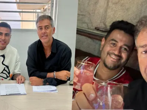 Representante de Lezcano celebra su salida de Colo Colo con ex Axe Bahía