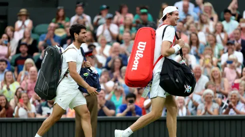 Nico Jarry se mide ante Carlos Alcaraz.