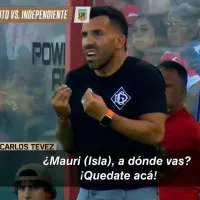 El reto de Tevez al Huaso Isla en la victoria de Independiente: 'Mauri, ¡quédate acá!'