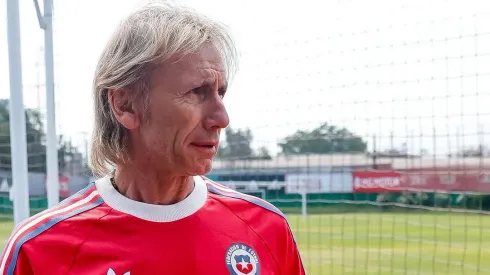 Ricardo Gareca en Juan Pinto Durán, el búnker de la Roja.