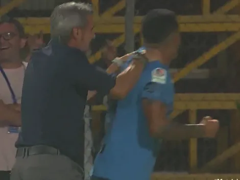 Efusivo festejo del Cheíto Ramírez: ¡Zamarrea a un ex U. de Chile!