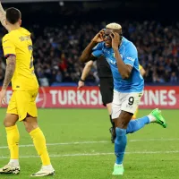 Osimhen rescata al Napoli frente al Barcelona en la noche de goleadores por la Champions League