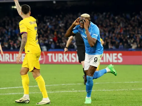 Noche de goleadores: Osimhen rescata al Napoli ante el Barça