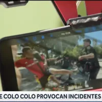 Hinchas de Colo Colo agreden a equipo de televisión en Mendoza: \'Nunca me tocó algo así\'