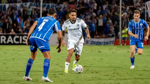 Marcos Bolados le dio el triunfo a Colo Colo ante Godoy Cruz en la Copa Libertadores.