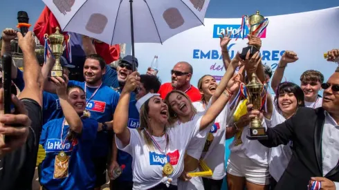 El partido entre Embajadores y Bomberos en Viña del Mar.